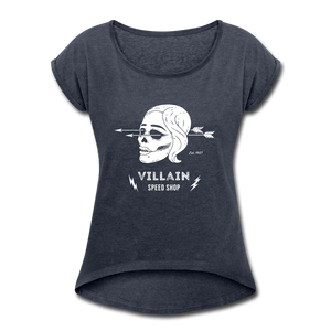 Women's Villain Shop Tee - navy heather