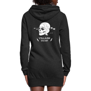 Women's Villain Hoodie Dress - heather black